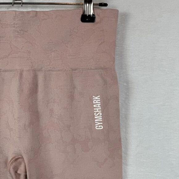 GymShark Leggings Pink Camo Textured Print Size Small - Picture 2 of 11